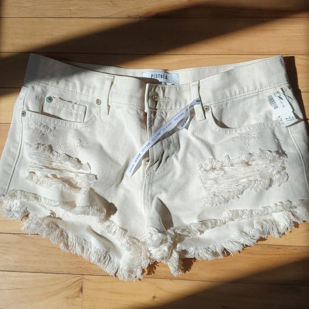 Pistola cut off shorts